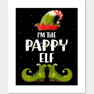 Im The Pappy Elf Shirt Matching Christmas Family Gift Posters and Art